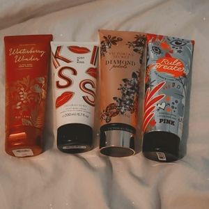 Victoria secret, Pink, & Bath & Body Works lotions